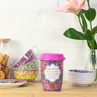 Intrinsic Travelcup Beautiful Friend - Pink Poppies