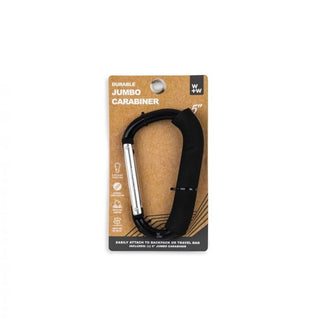 W&w Jumbo Carabiner Matte Black - Pink Poppies