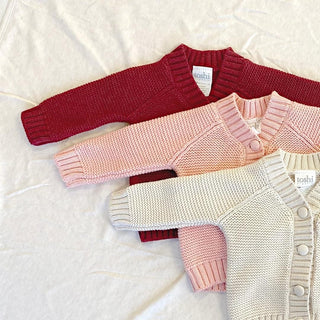 Toshi Cardigan Andy Feather - Pink Poppies