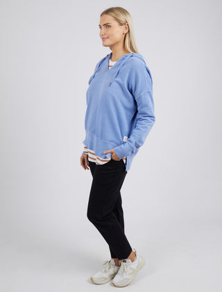 Elm Hoody Paris Cornflower - Pink Poppies