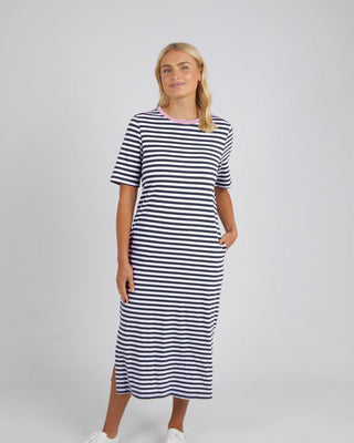 T-Shirt Dresses - Pink Poppies 