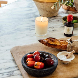 Ecoya candle, Intrinsic cup and Cath Kidston apron — elegant home fragrance and décor gifts available at Pink Poppies Living Creatively, Stanthorpe’s boutique for inspired home styling.