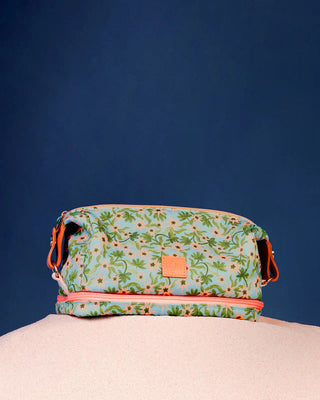 Louenhide, Somewhere Co and Annabel Trends toiletry and bath bags — stylish travel accessories in bold prints and vegan leather, available at Pink Poppies Living Creatively, Stanthorpe boutique for gifts and lifestyle.