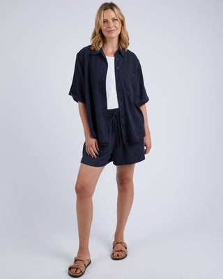 Elm Shirt Bliss Washed Navy [sz:size 10]