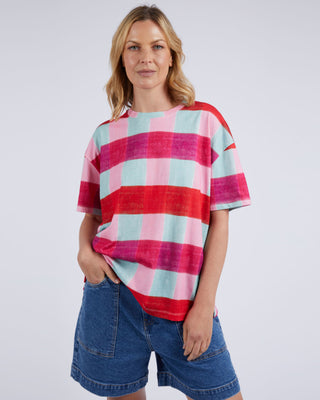 Elm Tee Monaco Check [sz:size 8]