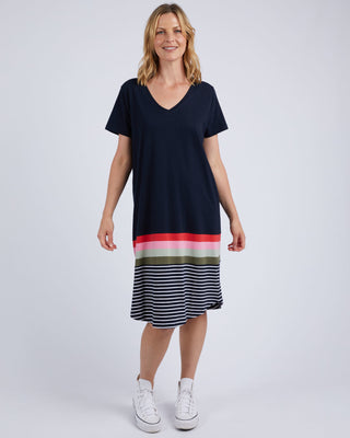 Elm Dress Tee Terra Navy [sz:size 10]