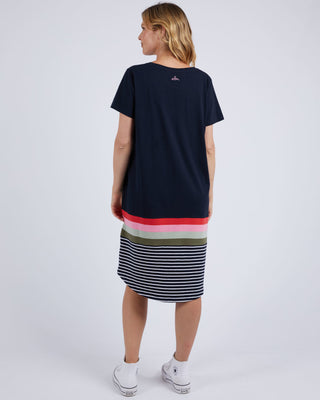 Elm Dress Tee Terra Navy [sz:size 10]