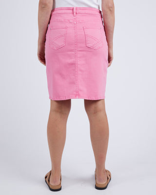 Elm Denim Skirt Belle Strawberry [sz:size 8]