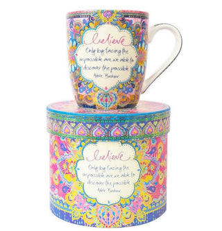 Intrinsic Mug Believe - Pink Poppies 