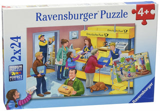 Ravensburger Puzzle 2x24pc The Busy Post Office 