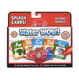 Melissa&doug Onthego Water Wow - Splash Cards Letters - Pink Poppies 