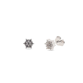 Mcj Stud Ss Cluster Cubic Zirconia Small Stones X7