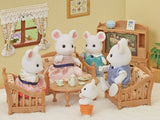 Sylvanian Families - Family Marshmallow Mouse - Pink Poppies 