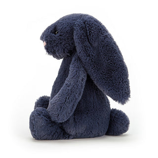 Jellycat Bashful Bunny - Navy Small - Pink Poppies 