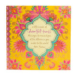 Intrinsic Quote Book Heartfelt Thanks - Pink Poppies 