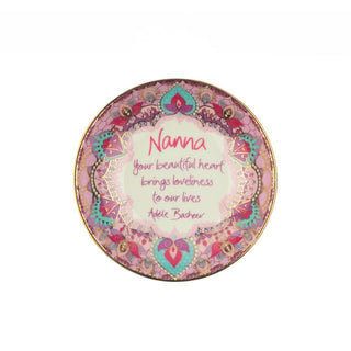 Intrinsic Trinket Dish Nana - Pink Poppies 