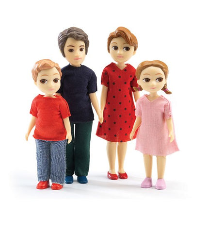Djeco Doll Family - Thomas & Marion - Pink Poppies 