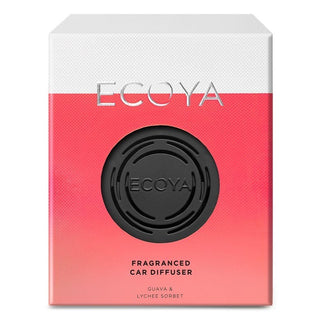 Ecoya Car Diffuser - Guava & Lychee Sorbet