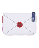 Vendula Post Box Envelope Zipper Coin Purse - Pink Poppies 