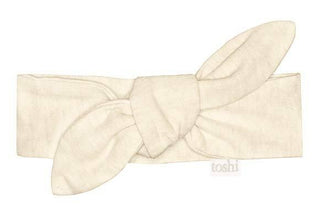 Toshi Organic Headband Dreamtime Oatmeal - Pink Poppies 