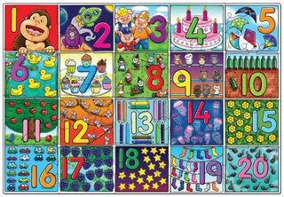 Orchard Jigsaw Big Number Puzzle&poster