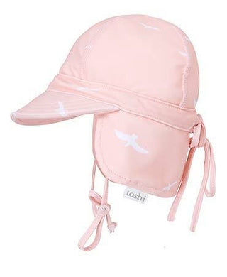 Toshi Swim Flap Cap - Palm Beach - Pink Poppies 