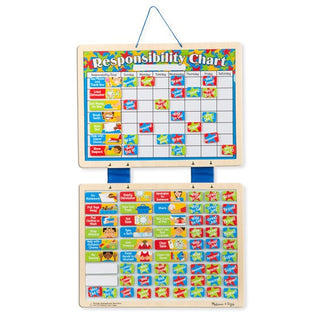 Melissa&doug Responsibility Chart - Magnetic - Pink Poppies 