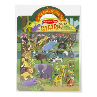 Melissa&doug Puffy Sticker Set - Safari - Pink Poppies 