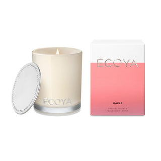 Ecoya Mini Madison Candle - Maple - Pink Poppies 