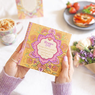 Intrinsic Quote Book Mumma Love - Pink Poppies 