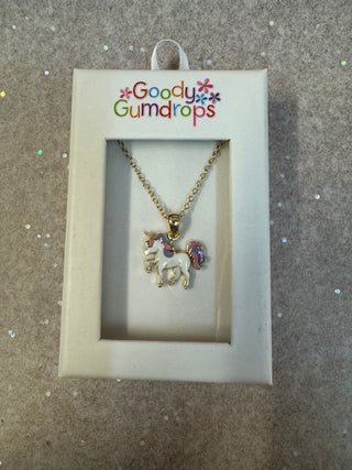 Goody Gumdrops Necklace Unicorn Gold/white/pink/purple