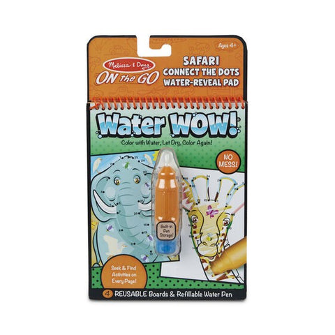 Melissa&doug Onthego Water Wow - Connect Dots Safari - Pink Poppies 