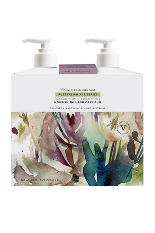 Empire Art Series Hand Care Duo Kakadu Plum&eucaluptus 500ml - Pink Poppies 