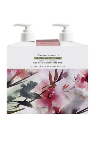 Empire Art Series Hand Care Duo Hemp&patchouli 500ml - Pink Poppies 