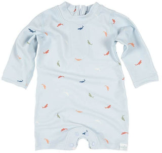 Toshi Swim Onesie - Sharks - Pink Poppies 