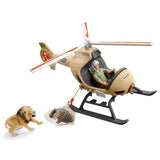 Schleich Animal Rescue Helicopter - Pink Poppies 
