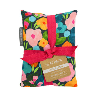 Annabel Trends Linen Heat Pillow - Spring Blooms Jh - Pink Poppies 