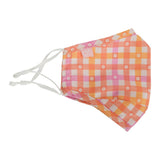 Annabel Trends Face Mask Daisy Gingham - Pink Poppies 