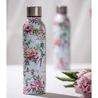 Ashdene Chinoiserie Mint Drink Bottle - Pink Poppies 