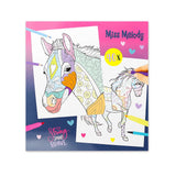 Miss Melody Colouring And Design Book - Pink Poppies 