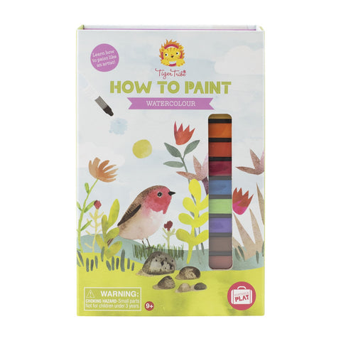 Tiger Tribe How To Paint Watercolour - Pink Poppies 