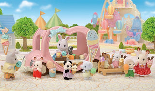 Sylvanian Families - Ice Cream Van - Pink Poppies 