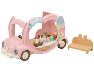 Sylvanian Families - Ice Cream Van - Pink Poppies 