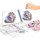 Top Model Colouring Book Kitty - Moonlight - Pink Poppies 