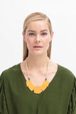 Elk Necklace Maika Cedar Green - Pink Poppies 