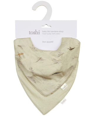 Toshi Bib Bandana Story - Pink Poppies 