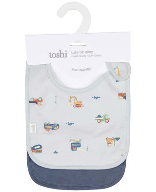 Toshi Bib Story - Pink Poppies 