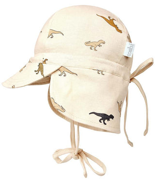 Toshi Flap Cap Bambini Dinosauria - Pink Poppies 