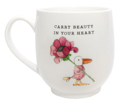 Twigseeds Fine Bone China Cup Beauty - Pink Poppies 