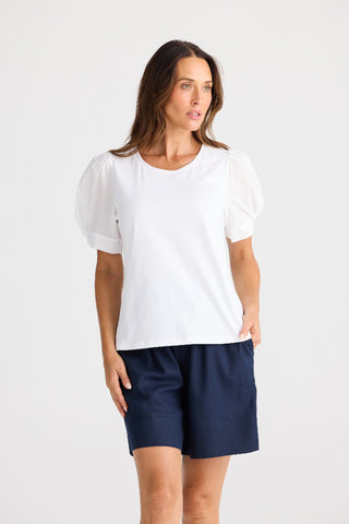 Brave&true Tee Abigail - White [sz:xs]